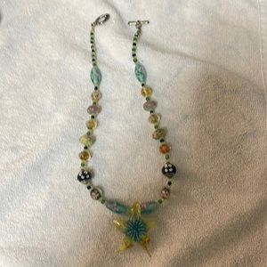 Glass necklace